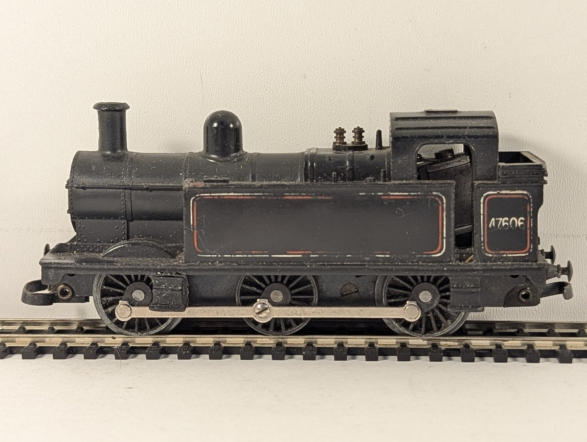 Tri-ang OO Gauge Class 3F Jinty 0-6-0T Steam Locomotive 47606 BR Lined Black - S
