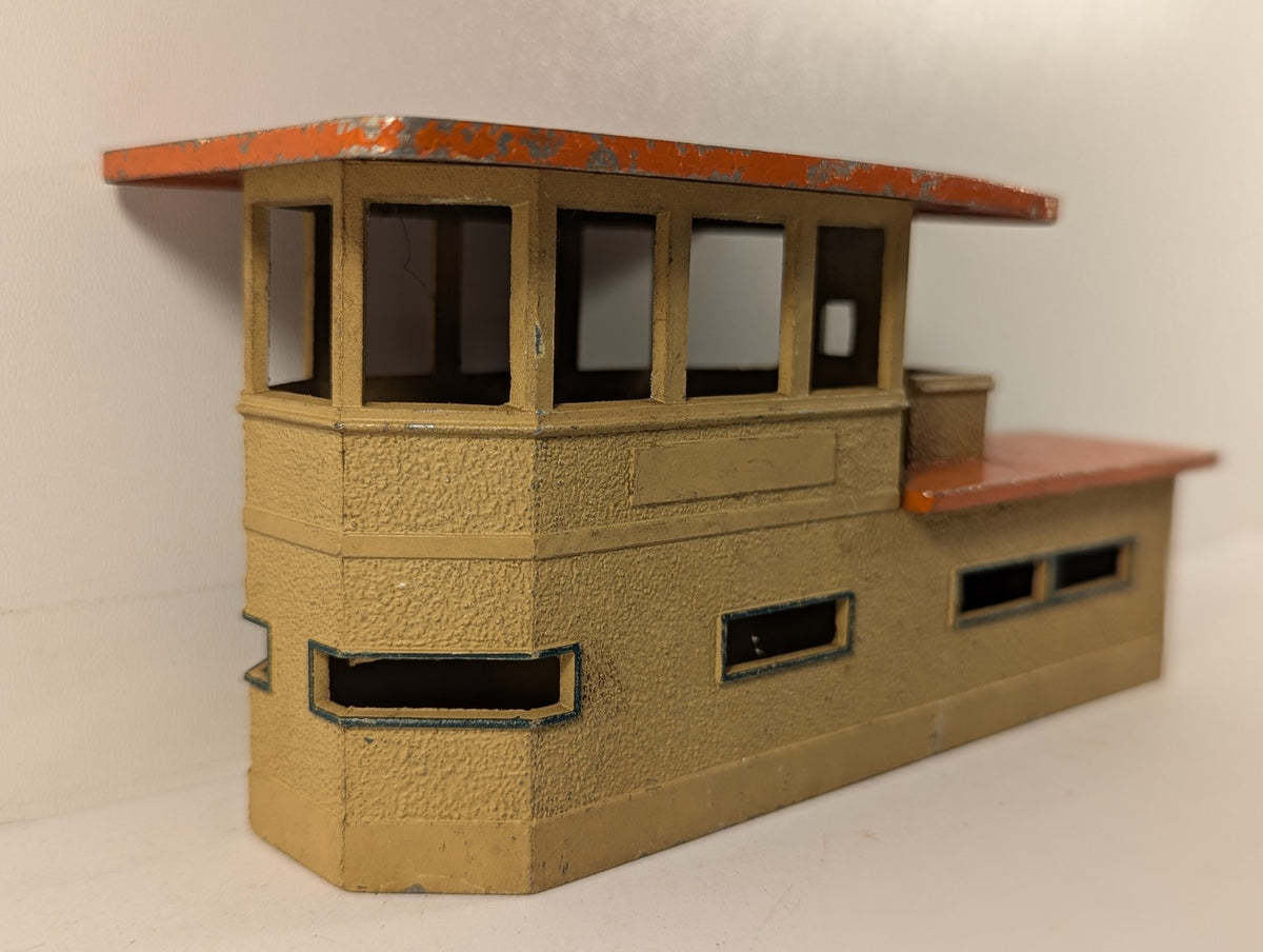 Hornby-Dublo OO Gauge D1 Signal Cabin Building Tan & Orange
