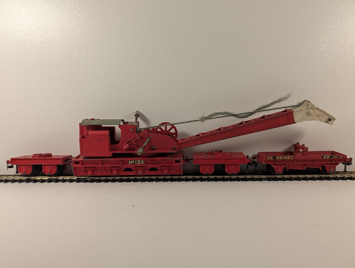Hornby Dublo OO Gauge Breakdown Crane Set 133 BR Red 4620