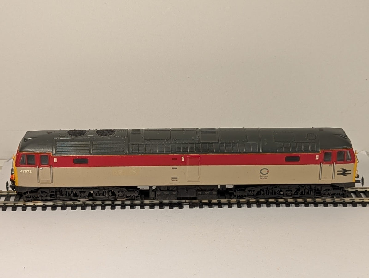 Hornby OO Gauge BR Class 47 Railway Technical Services Red/Grey – Resprayed