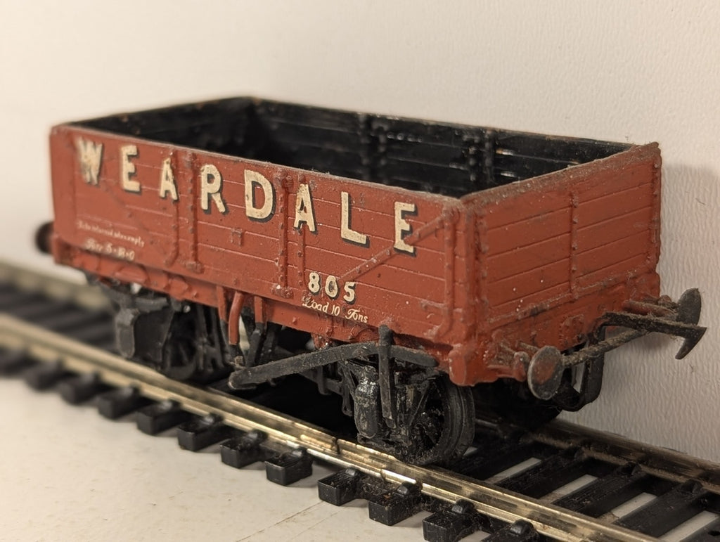 Kitbuilt 7-Plank Open Wagon 'Weardale' 805 Weardale Red