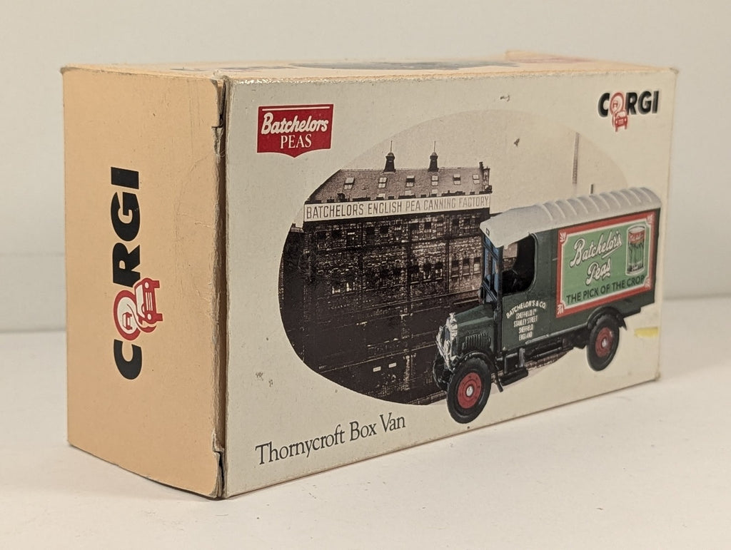 Corgi Thornycroft Box Van Diecast Model Van PEAS 1 Batchelors Peas