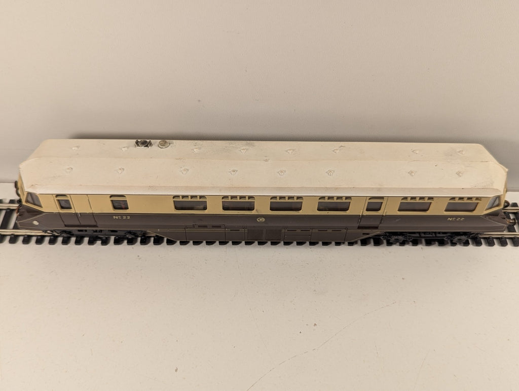 Lima L205132 GWR Diesel Railcar No. 22 OO Gauge - Missing Coupler & Buffer