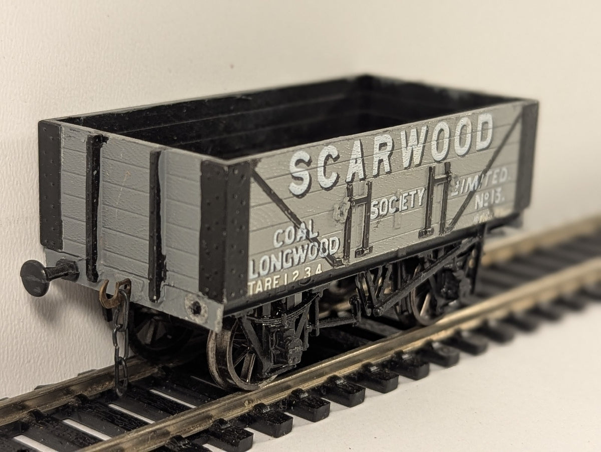 Kitbuilt OO Gauge 5-Plank Open Wagon Scarwood Coal Society 13