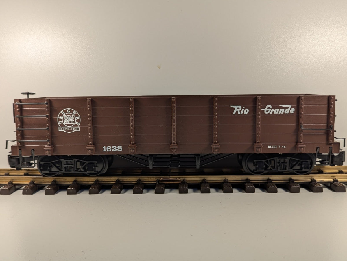 Bachmann 93718BAC G Gauge D&RGW Gondola Car