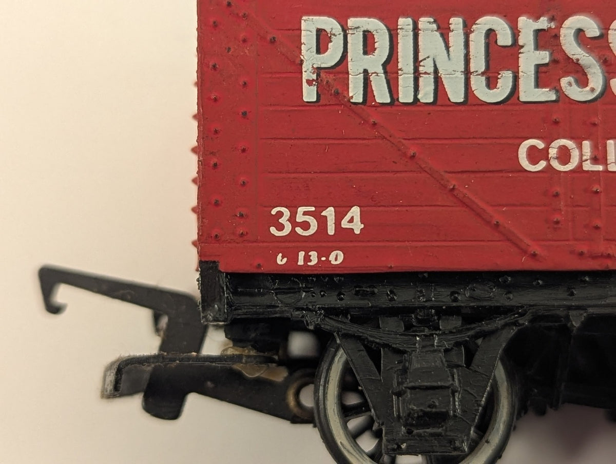 Bachmann OO Gauge 7 Plank Wagon Princess Royal Colliery Goods Wagon 3514