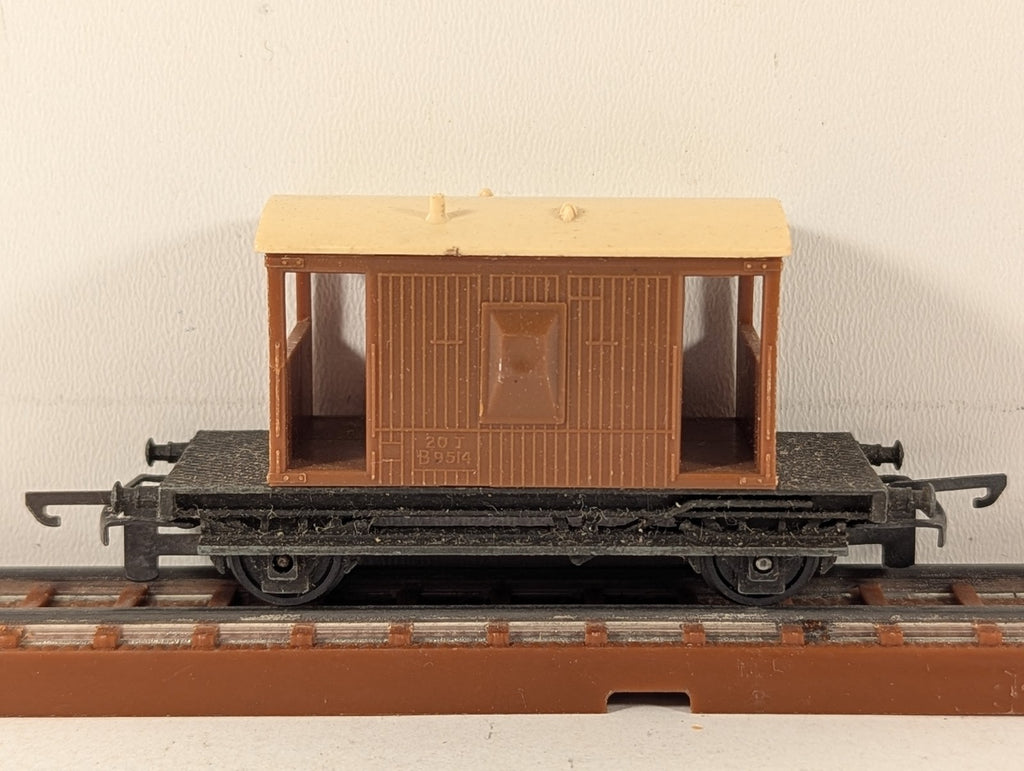 Tri-ang TT B.R. Brake Van B9514 BR Brown T.72