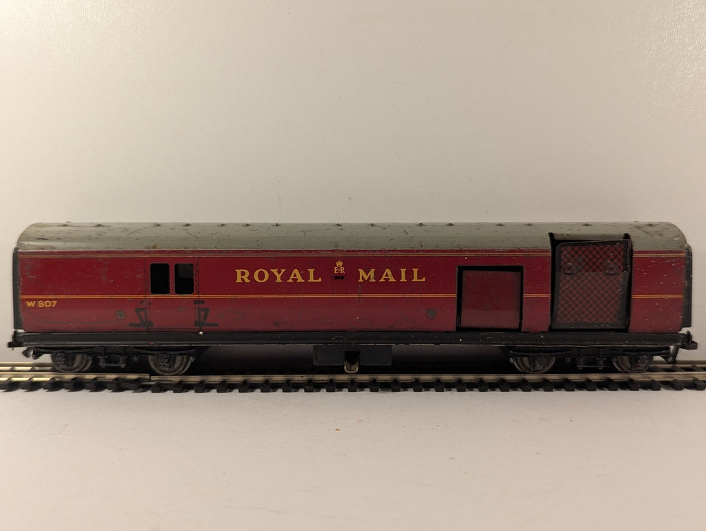Hornby Dublo OO Gauge Royal Mail TPO Van Passenger Coach W807 BR Maroon