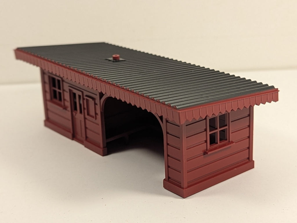 Hornby OO Gauge R513 Platform Waiting Room Maroon