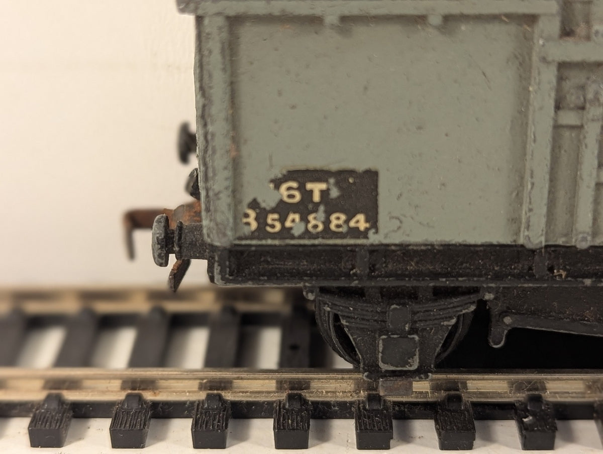 Hornby Dublo OO Gauge 16-Ton Mineral Wagon Goods Wagon B54884 BR Grey D1