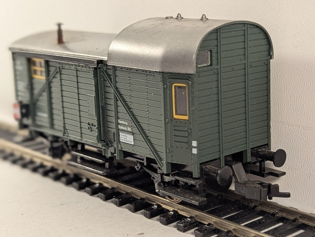 Fleischmann HO Gauge DB Pwg Güterzug-Gepäckwagen Goods Brake Van 124 206