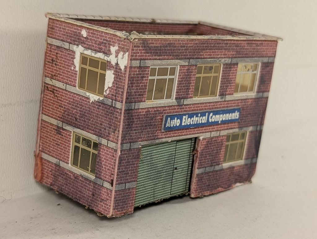 Metcalfe N Gauge Small Factory Building Red Brick PO283