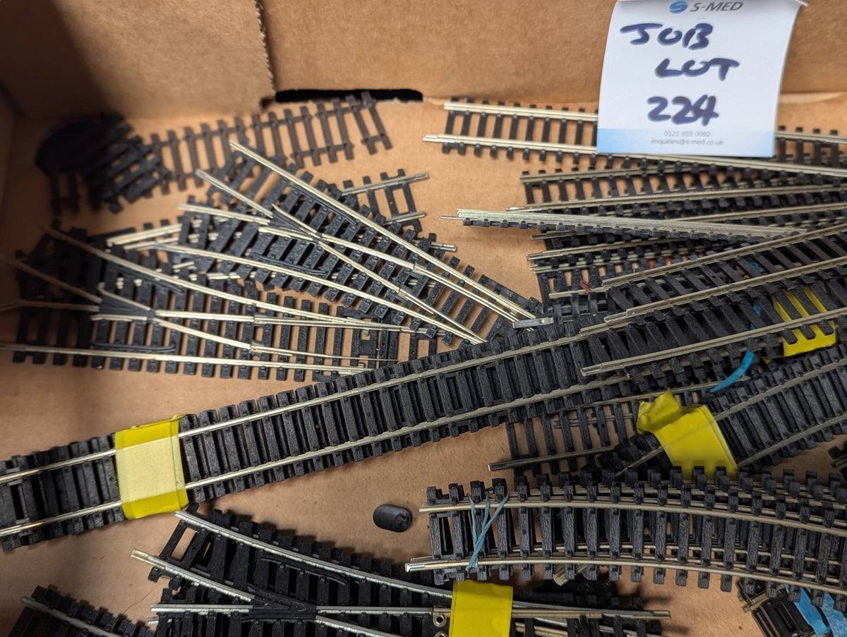 Hornby OO Gauge Job Lot of Model Railway Track - Needs Cleaning