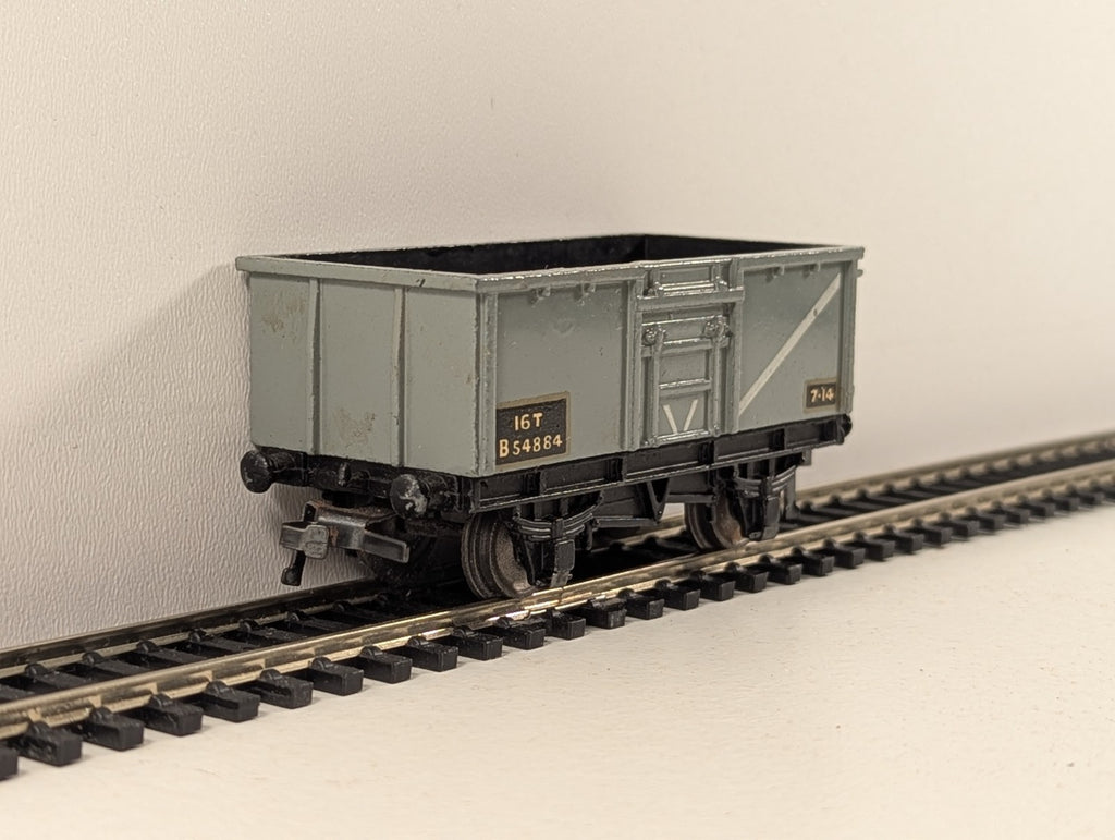 Hornby Dublo 32056 OO Gauge Grey BR 16 Ton Mineral Wagon - Boxed