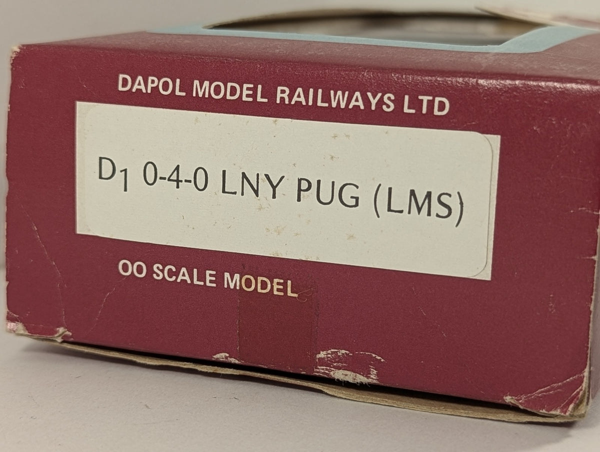 Dapol OO Gauge L&Y Pug 0-4-0 Locomotive 11217 LMS Black D1