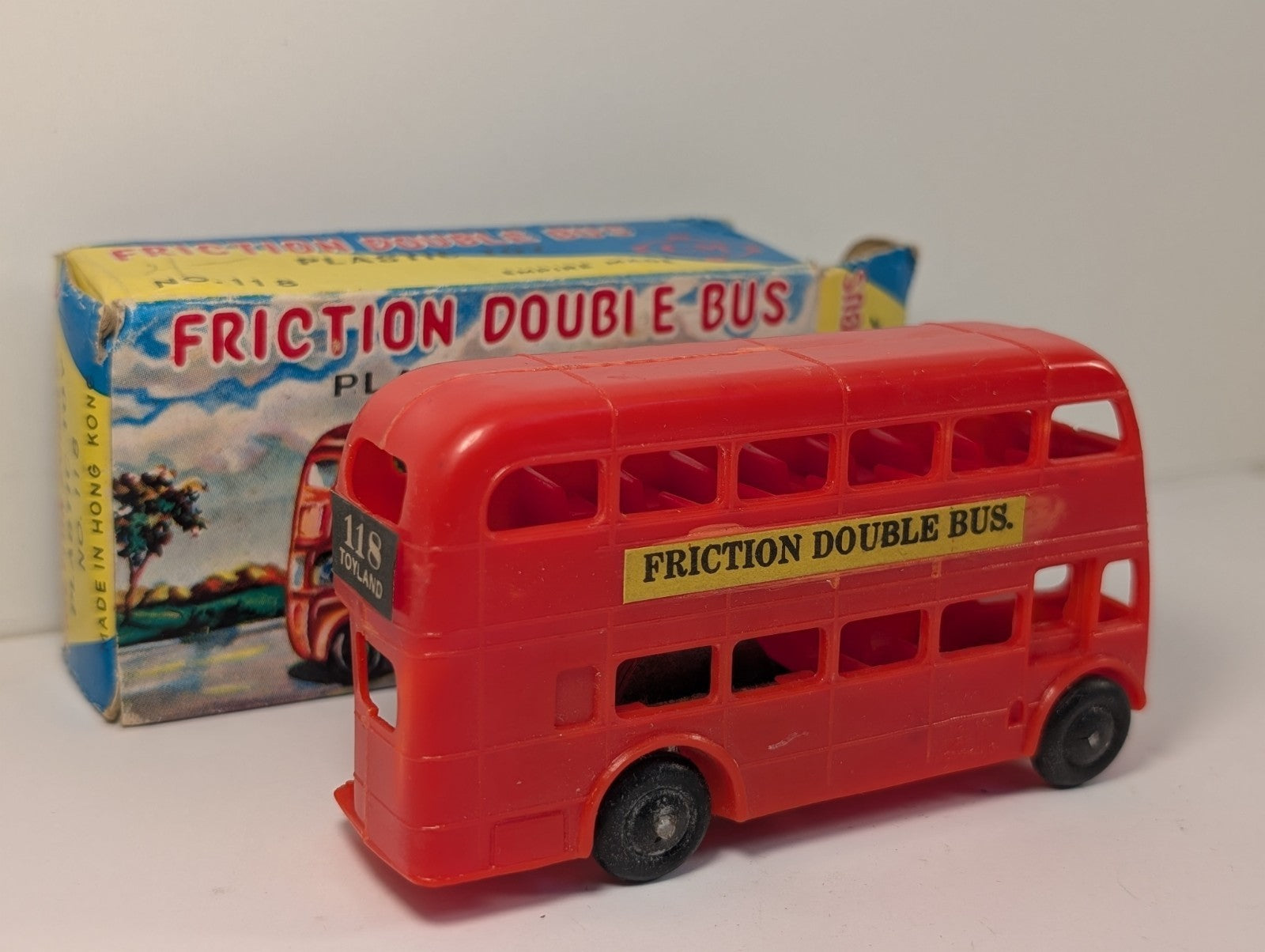 Friction Double Bus Made in Hong Kong
