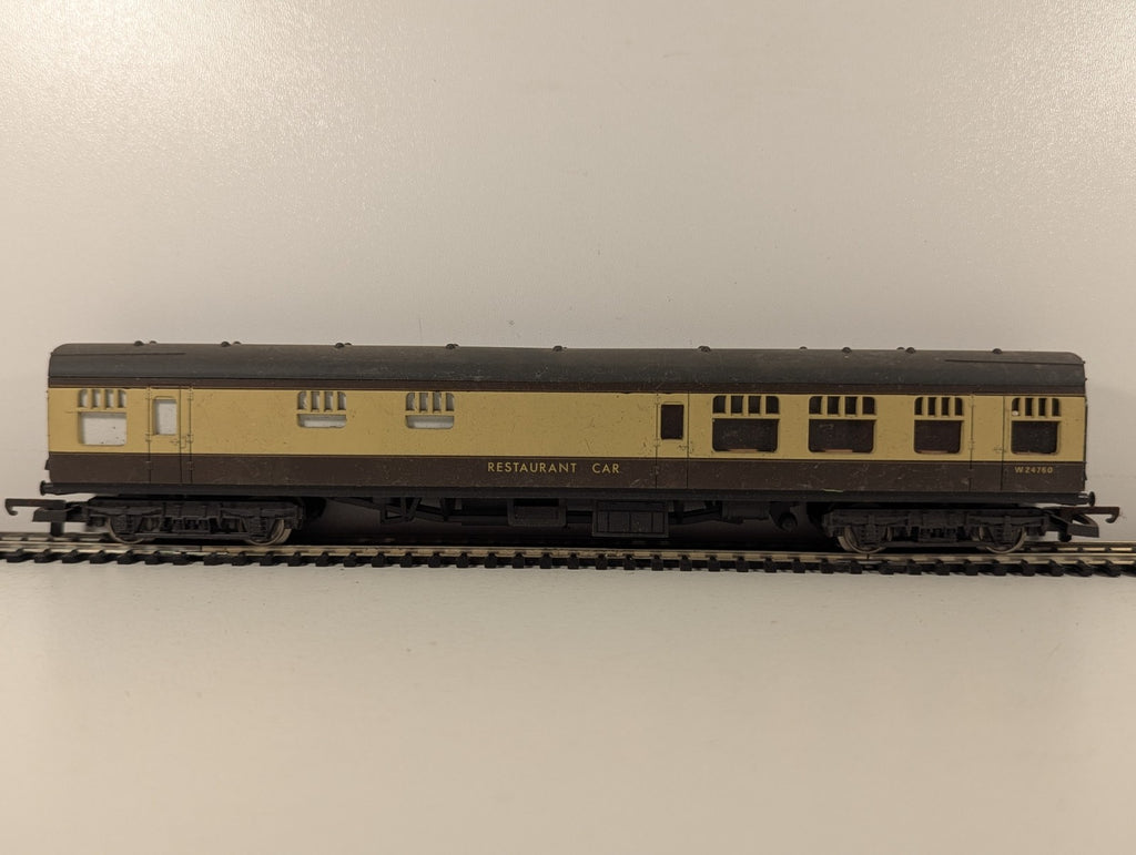 Lima OO Gauge Restaurant Car Passenger Coach W24760 BR Chocolate and Cream