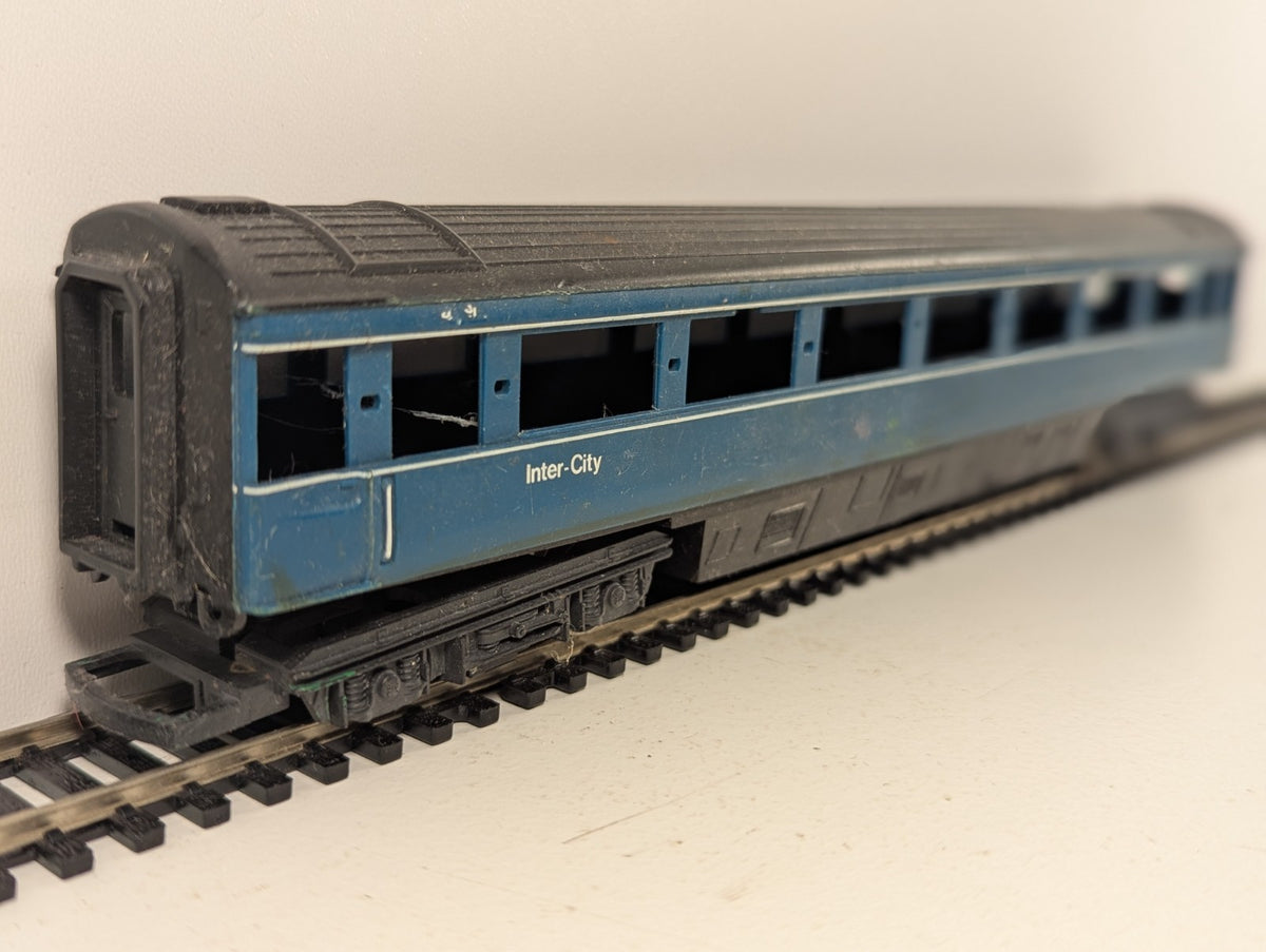 Hornby OO Gauge BR Mk3 Standard Class Coach Blue & Grey (Windows Missing)
