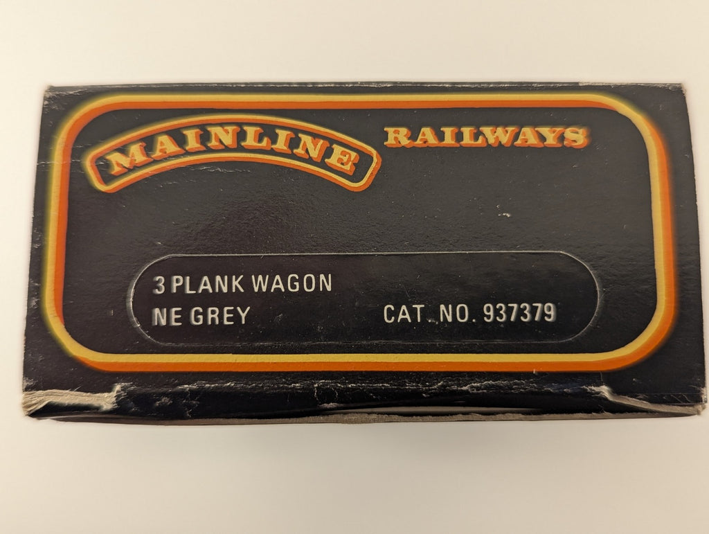 Mainline OO Gauge 3 Plank Wagon Goods Wagon 535962 NE Grey 937379
