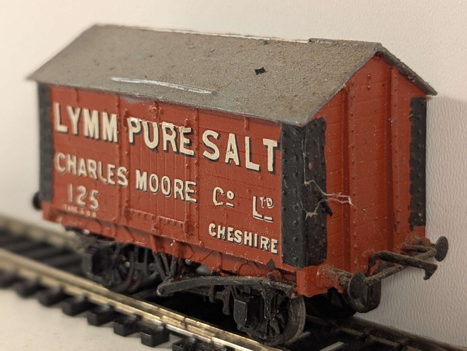 Kitbuilt OO Gauge Lymm Pure Salt Wagon 125 Lymm Pure Salt (Charles Moore)