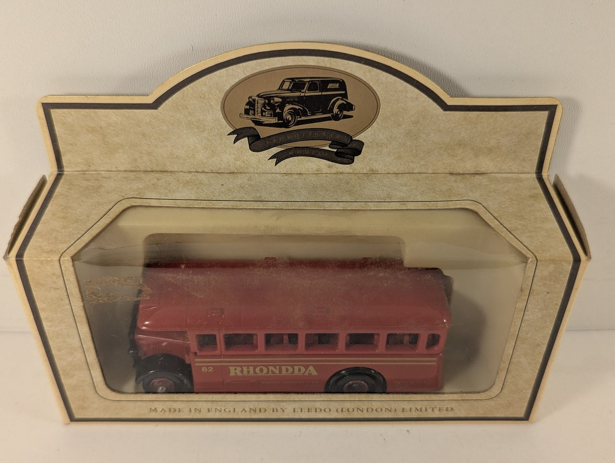 Lledo Rhondda Transport Single Decker Bus Die-cast Bus 82