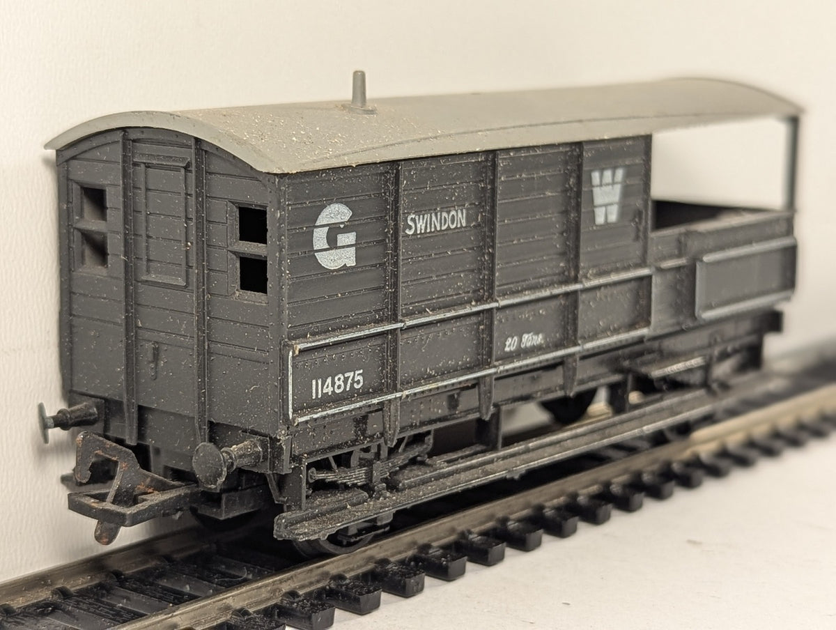 Hornby OO Gauge GWR Toad Brake Van 114875 GWR Grey R140