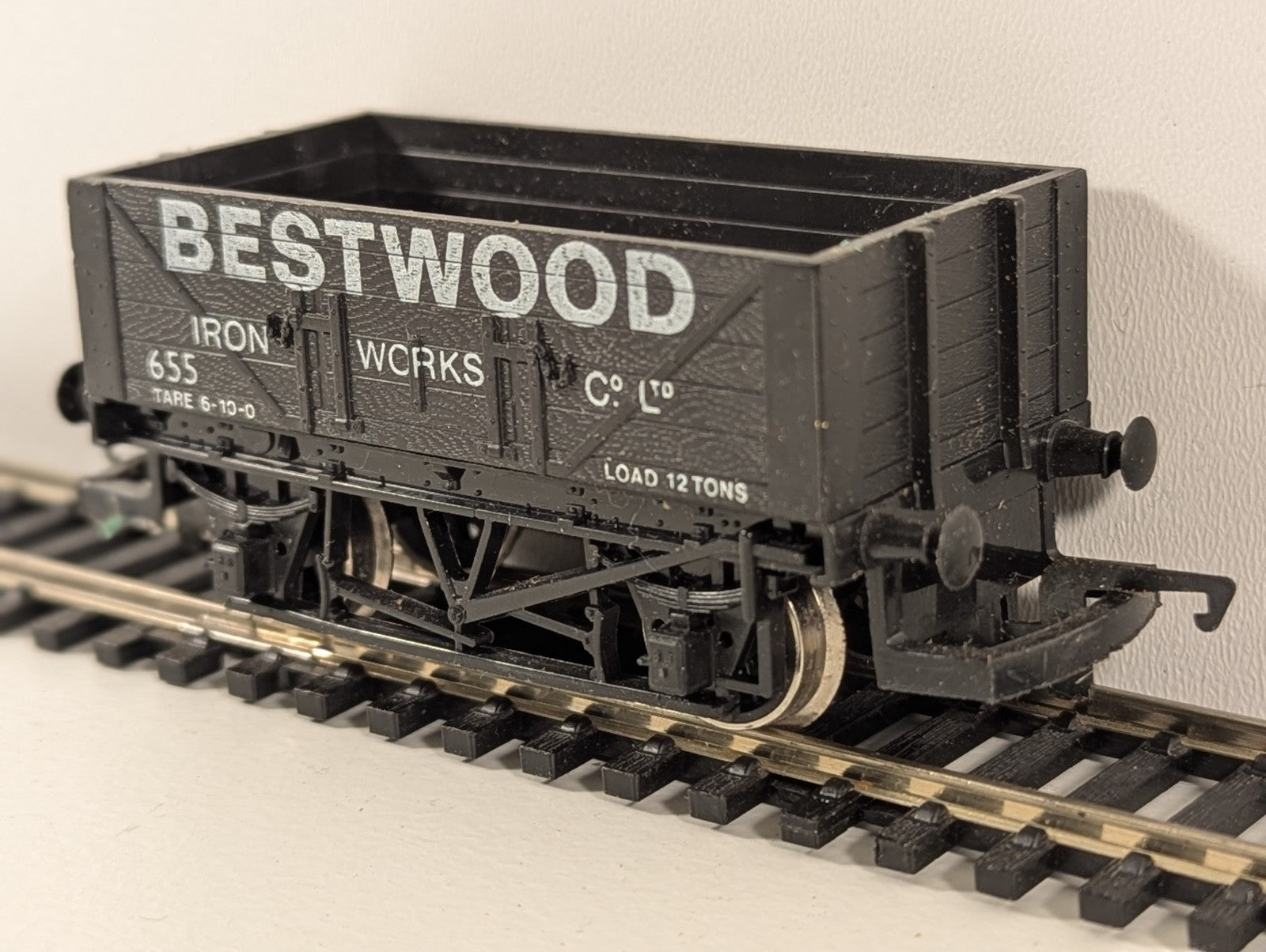 Hornby R096 Bestwood Iron Works 5 Plank Open Wagon No. 655