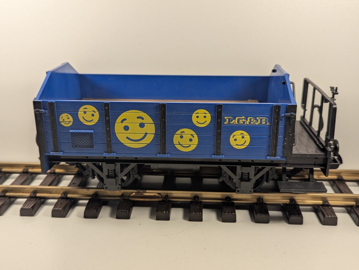LGB 94306 G Gauge Smiley Face Gondola