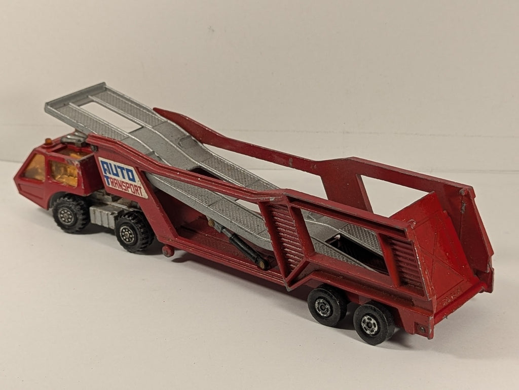 Matchbox Super Kings K-10 Car Transporter Die-cast Vehicle Red, Auto Transport