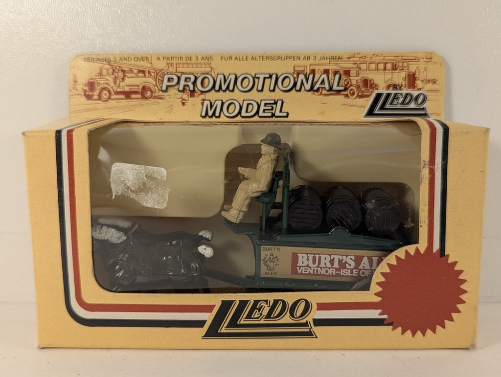 Lledo Horse Drawn Brewery Dray 'Burt's Ales' Die-cast Model