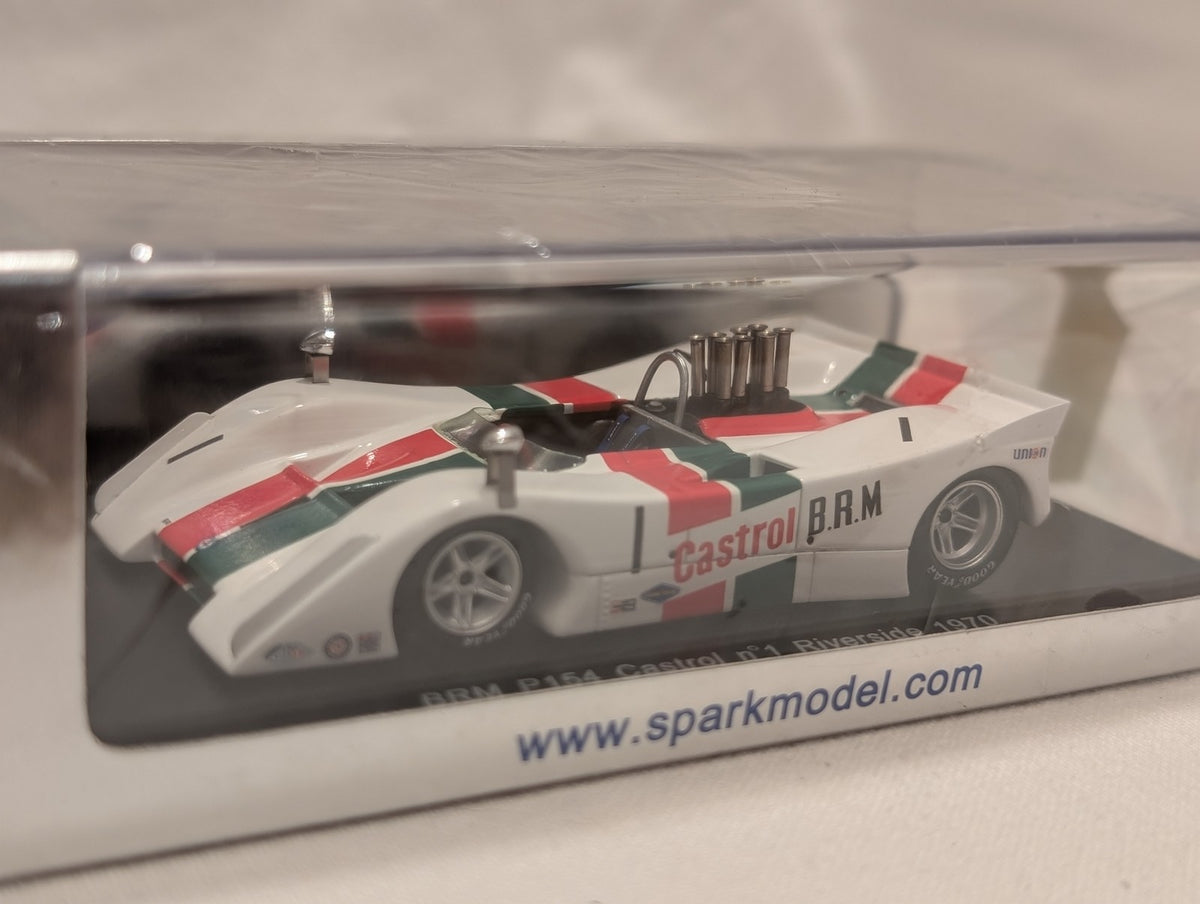 Spark 1:43 BRM P154 Castrol n°1 Riverside 1970 Model Car