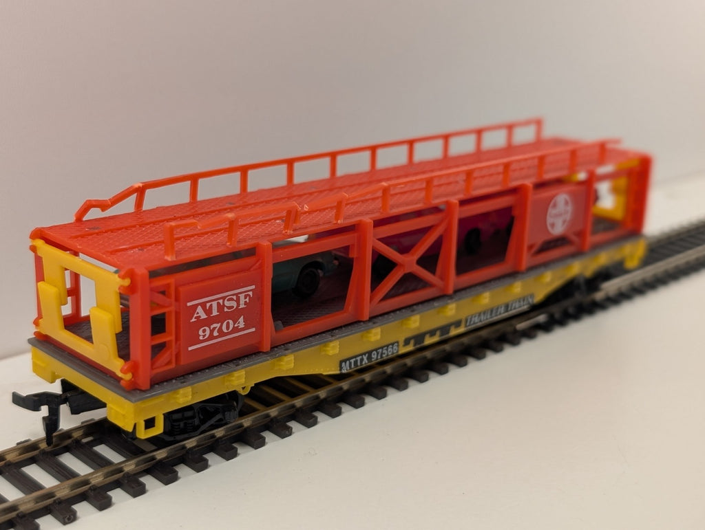 Life-Like HO Scale Auto-Rack Flat Car – For Restoration