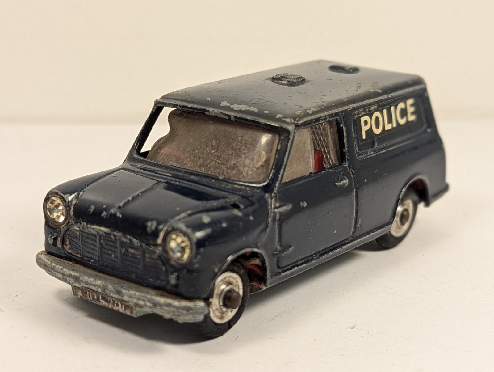 Corgi Toys 448 BMC Mini Police Van 1:43 Scale - Damaged Wheel