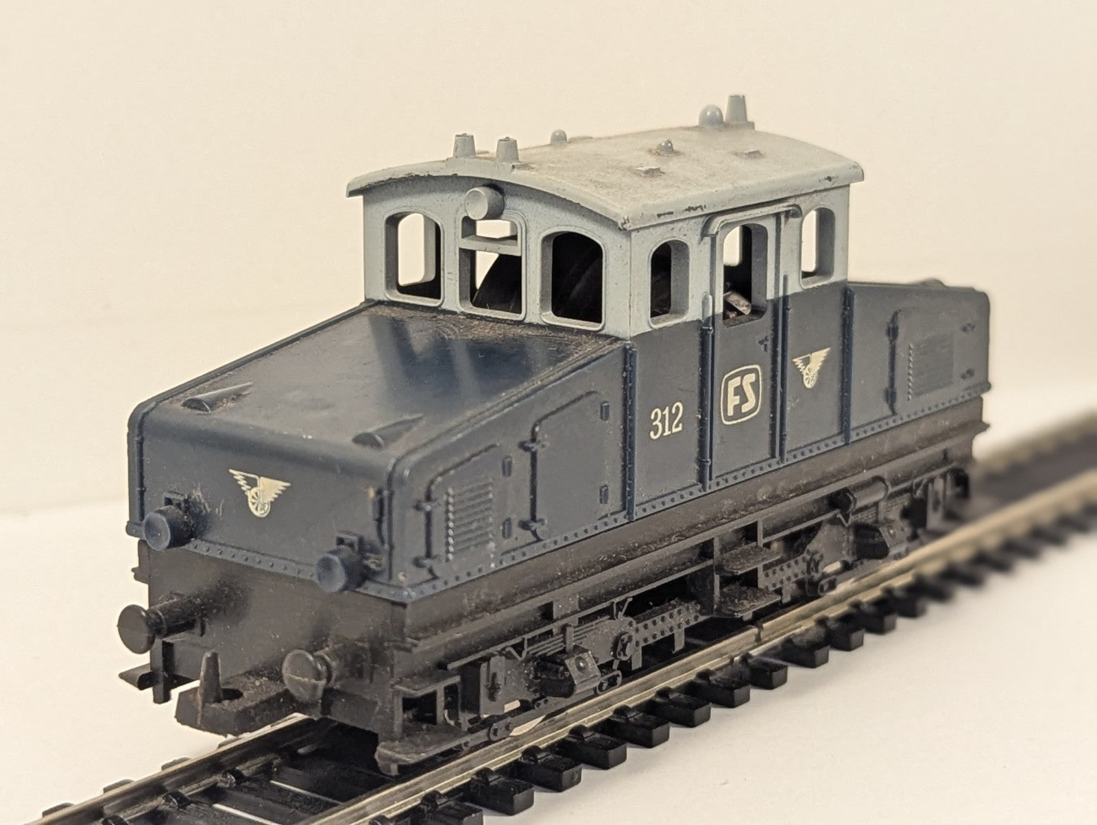 Lima HO Scale FS Class 312 Shunter Diesel Locomotive FS Blue and Green