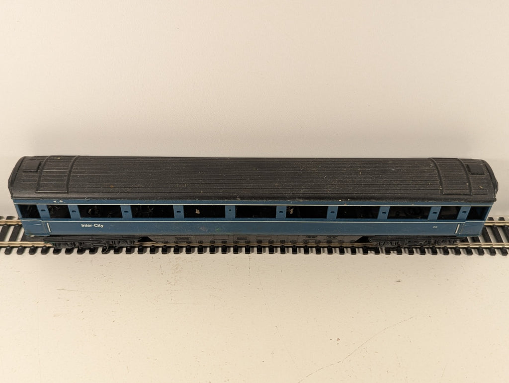 Hornby OO Gauge BR Mk3 Standard Class Coach Blue & Grey (Windows Missing)