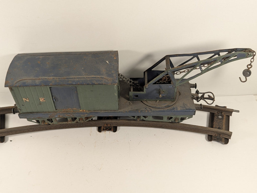 Hornby Series O Gauge No. 2 Breakdown Crane Wagon NE Green
