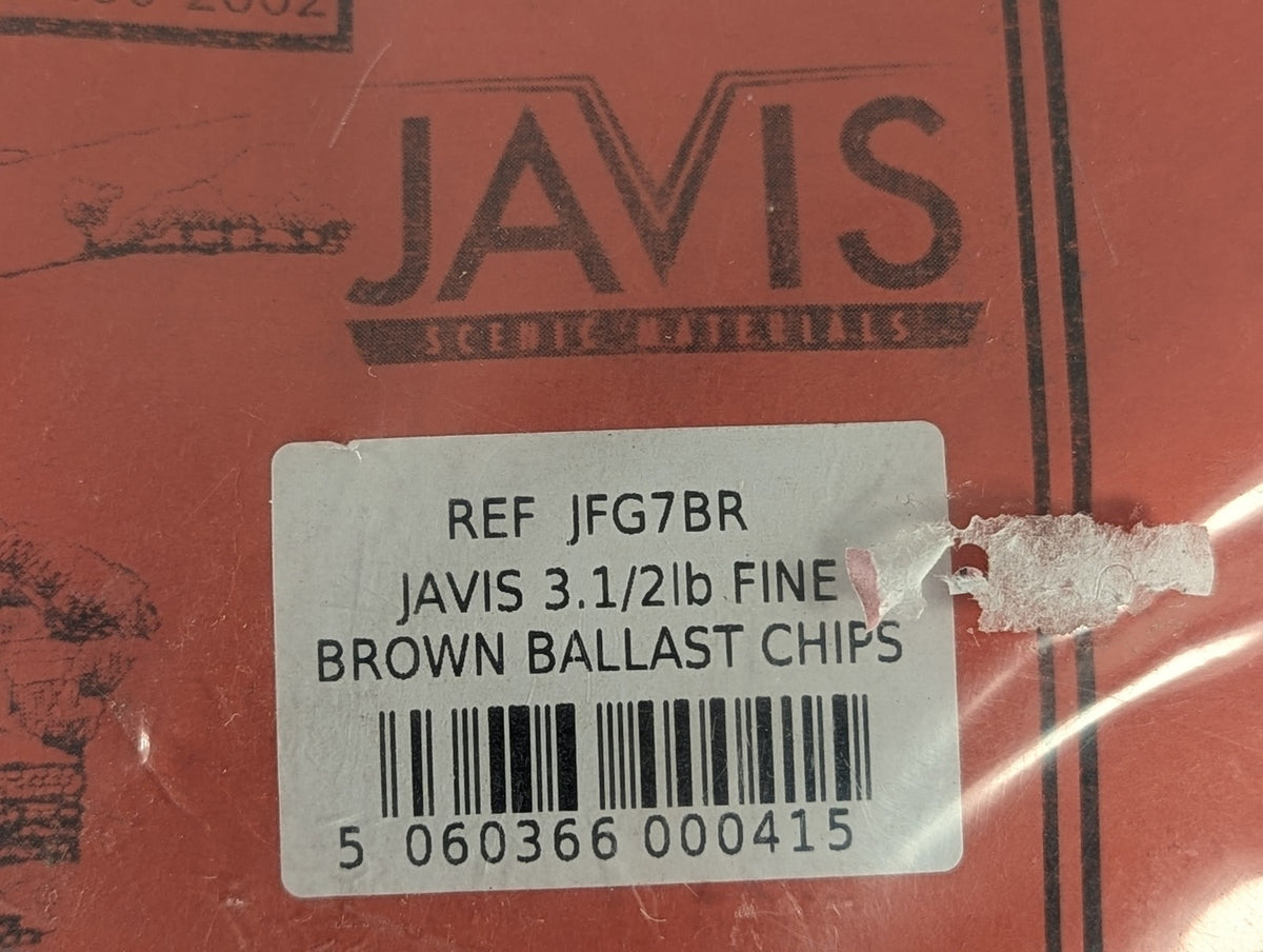 Javis Fine Brown Ballast Chips Scenic Materials JFG7BR