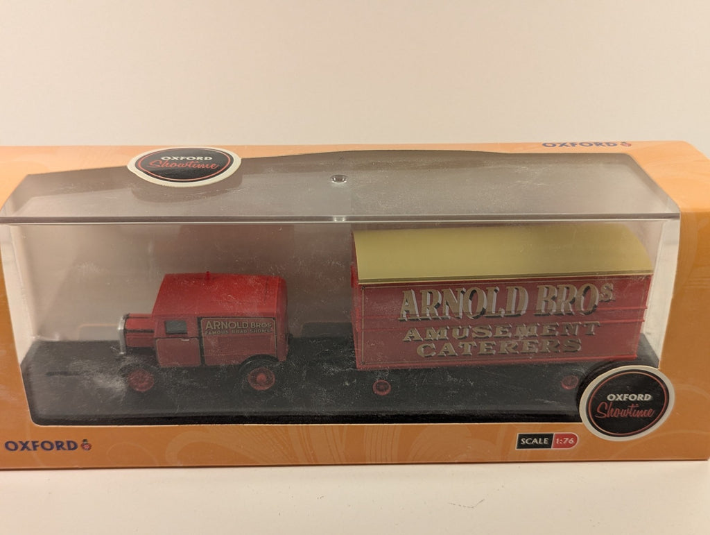 Oxford Diecast 76SST007 Showtrac & Dodgem Trailer Arnold Bros