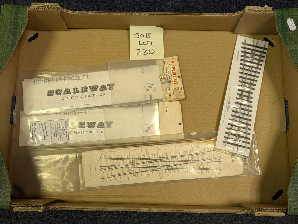 Mixed OO Gauge Mixed Point Kits, Track & Double Slip Components