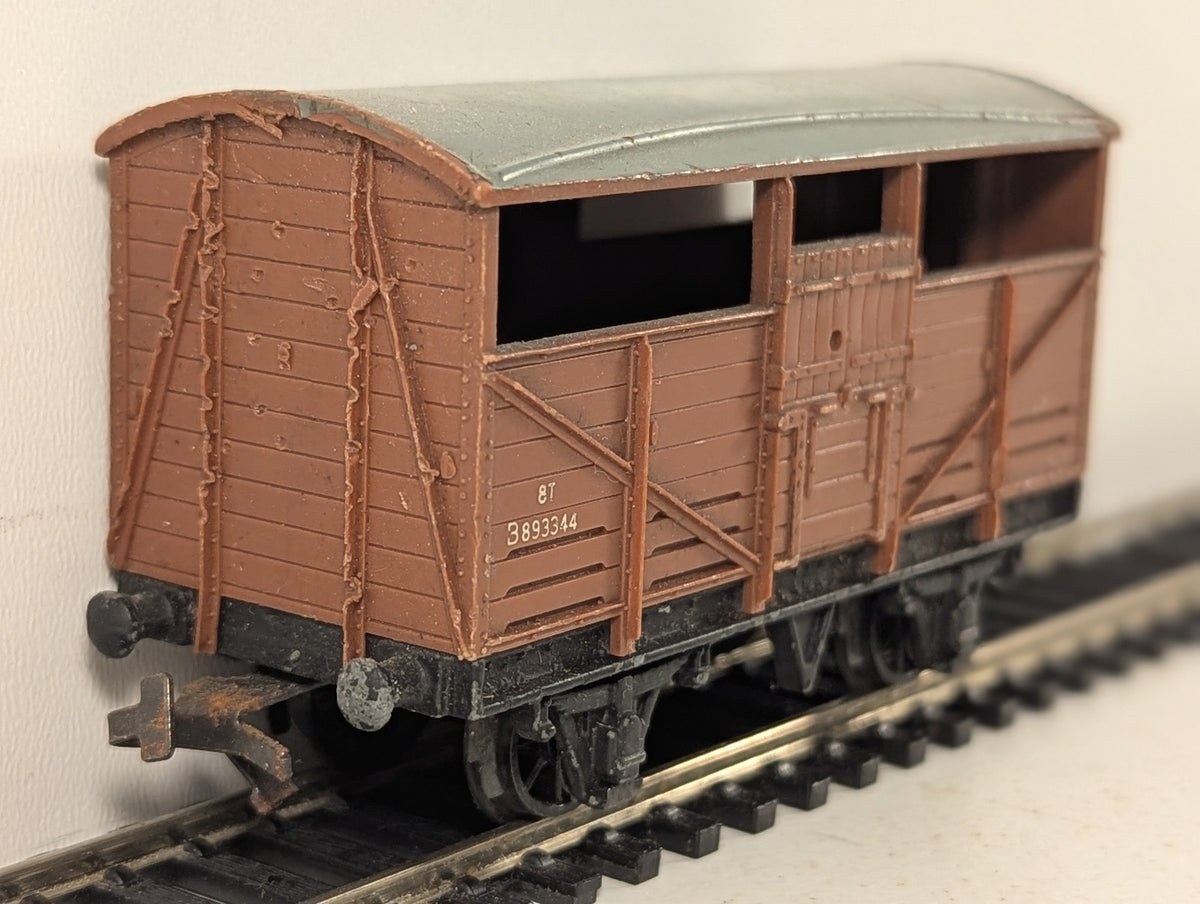 Hornby Dublo OO Gauge BR Cattle Truck Goods Wagon B893344 BR Bauxite 4310