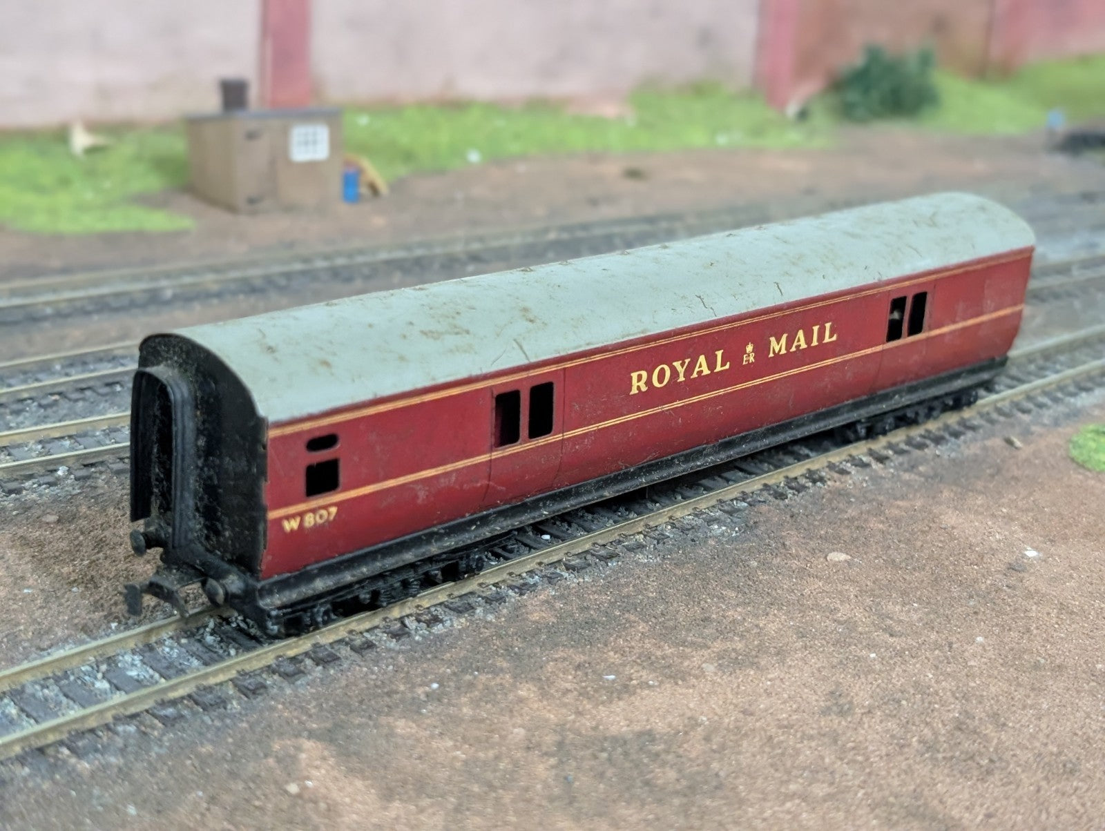 Hornby Dublo Tin Plate Royal Mail TPO Coach Van W807