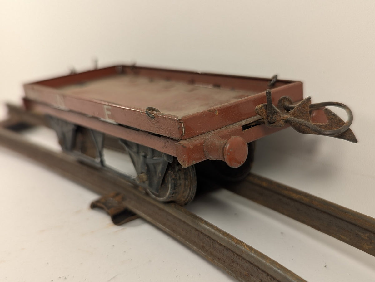 Hornby O Gauge No. 1 Flat Truck Goods Wagon 35968 NE Bauxite