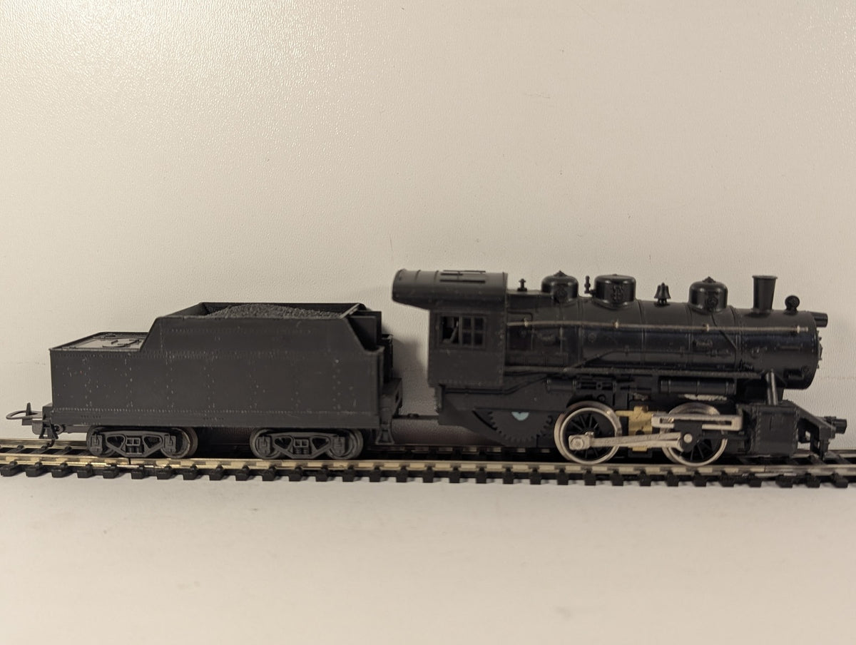 Rivarossi HO Gauge U.S.A. 0-4-0 Tender Locomotive Steam Locomotive Plain Black
