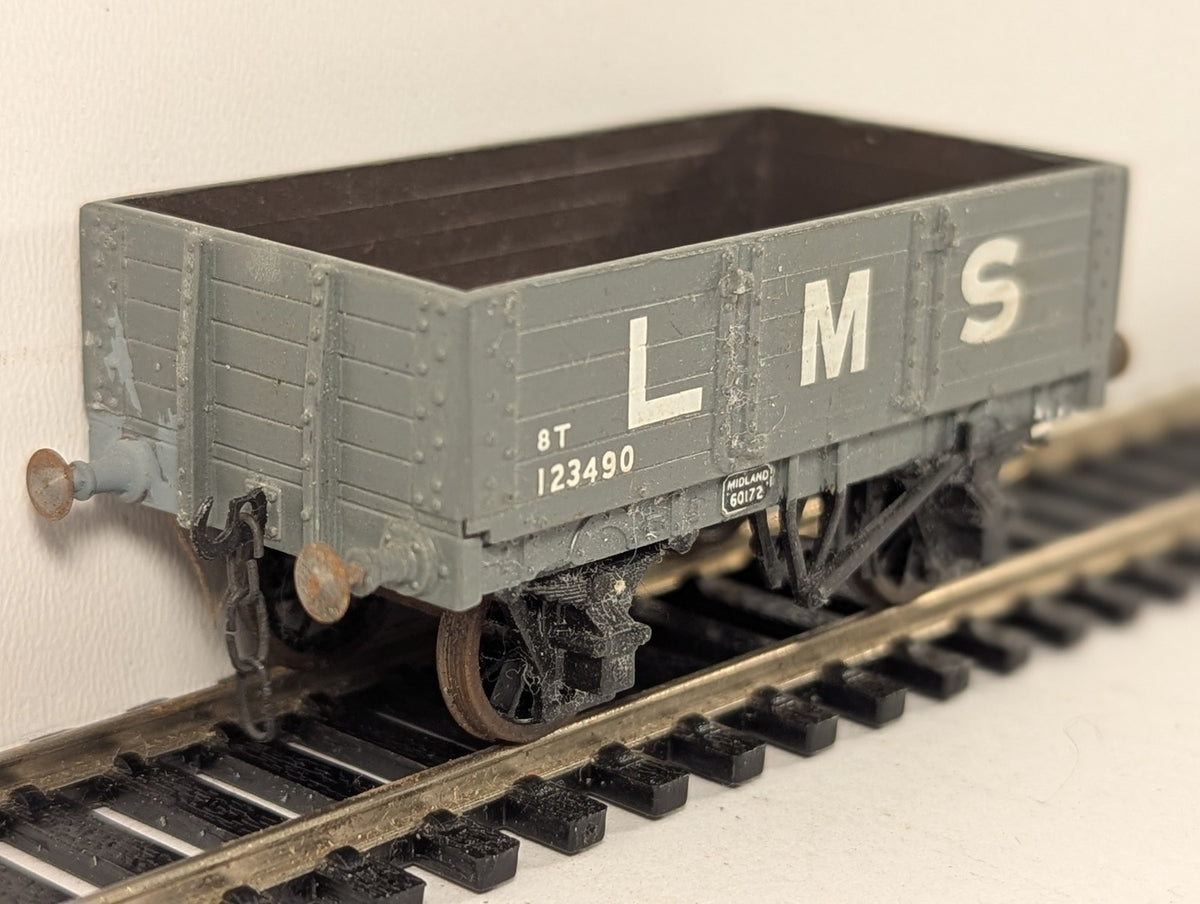 Slaters OO Gauge Midland Railway 5-Plank Open Wagon Goods Wagon 123490 / 563478