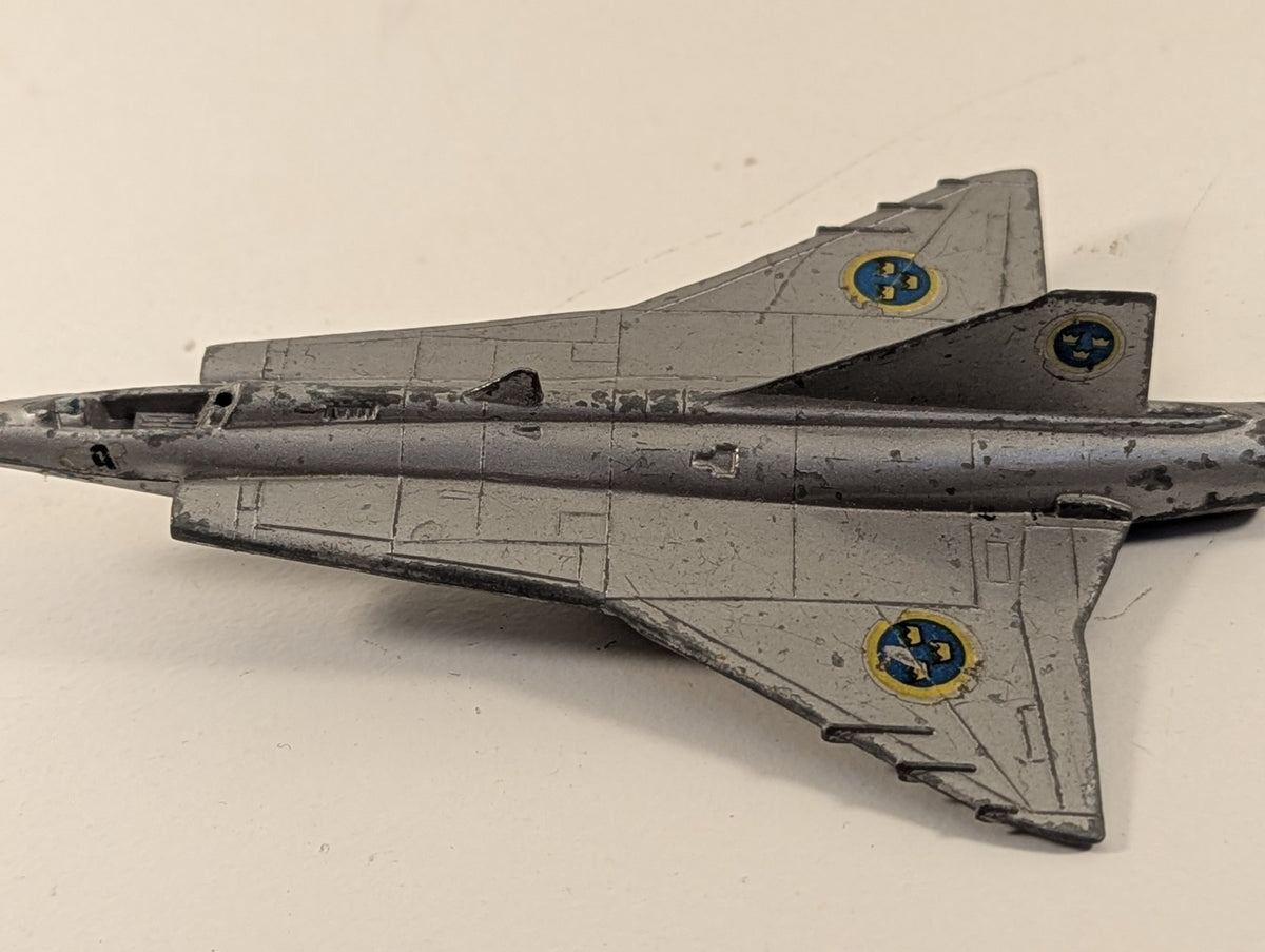 Lintoy Diecast Saab 35 Draken Fighter Jet Model
