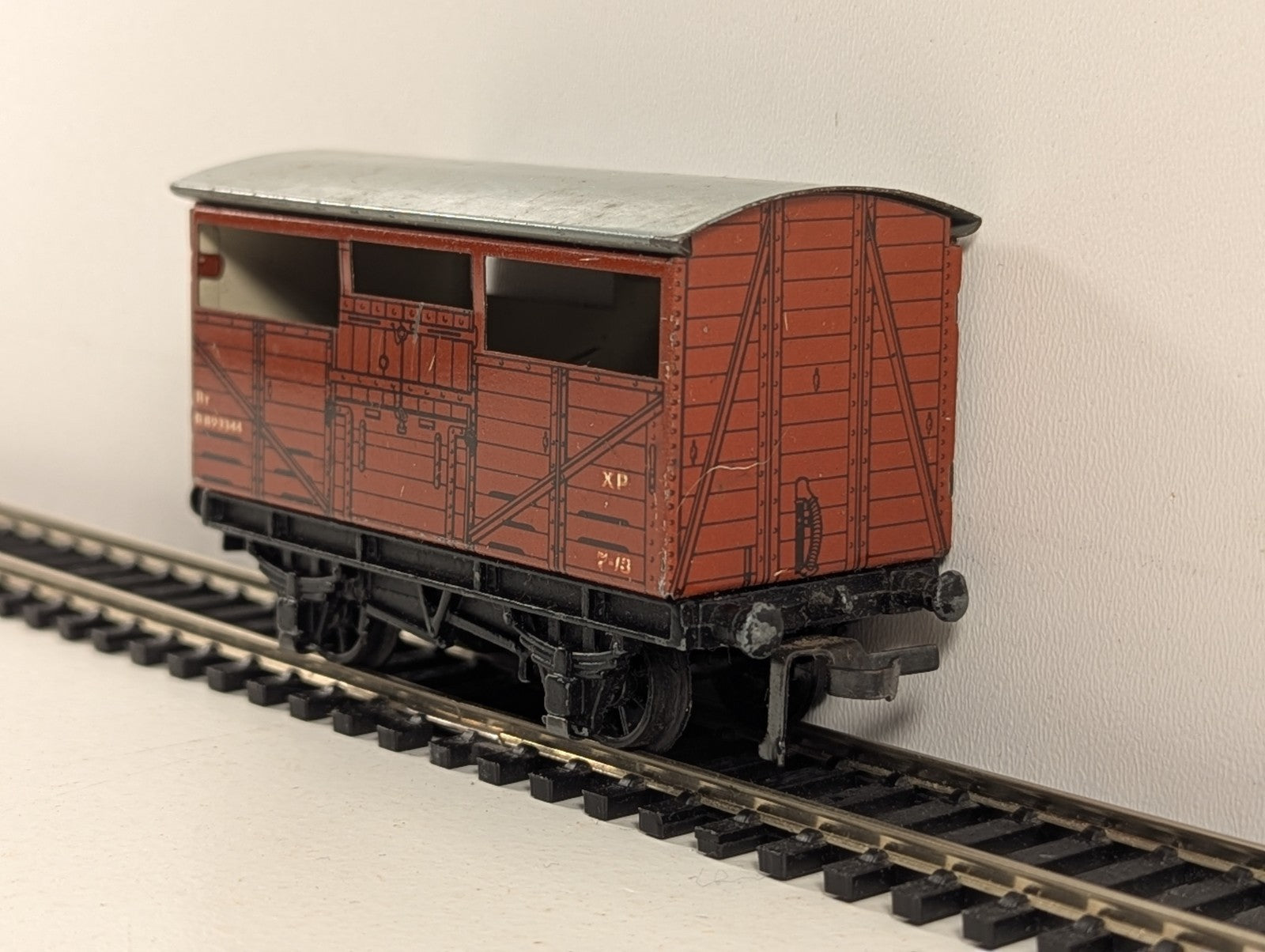 Hornby Dublo 32020 OO Gauge BR Brown D1 Cattle Truck - Boxed