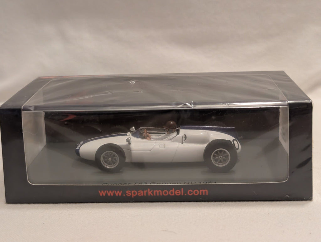 Spark 1:43 Cooper T53 German GP 1961 Ian Burgess Die-cast Car 30