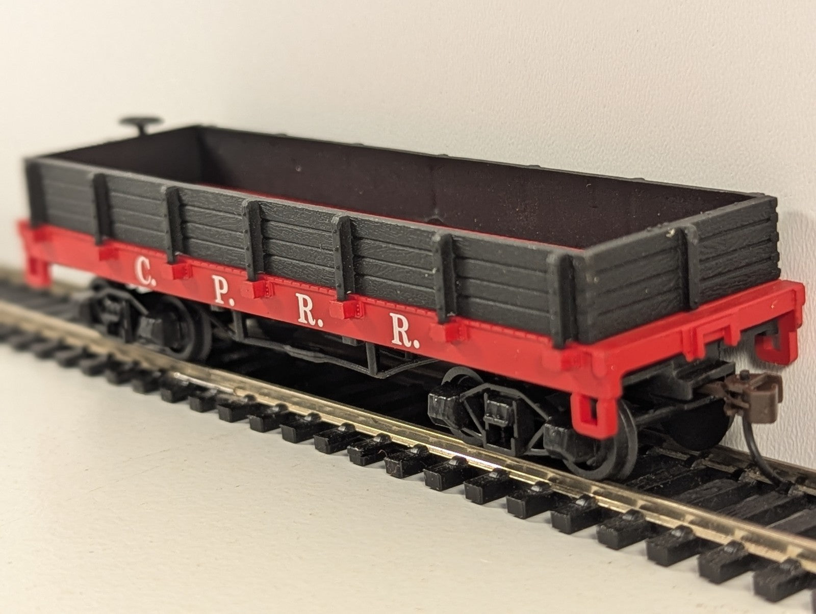 Bachmann HO Scale Old-Time Gondola Car "C.P.R.R." - Boxed