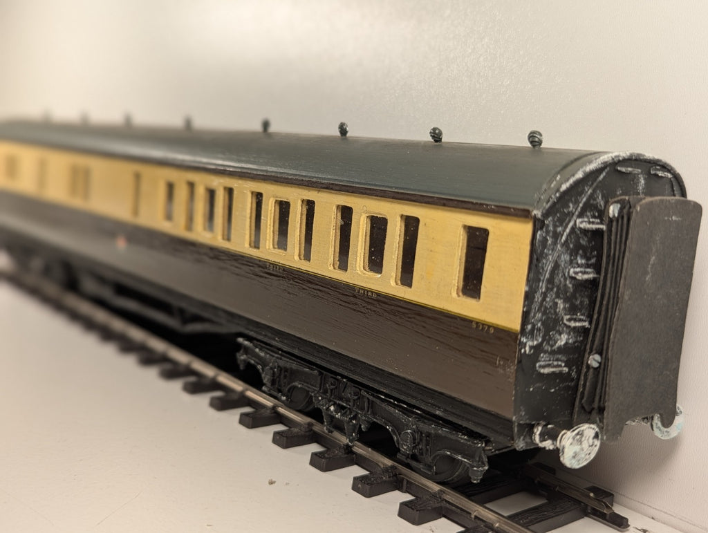 Kitbuilt O Gauge GWR Collett 57ft Bow End Brake Coach