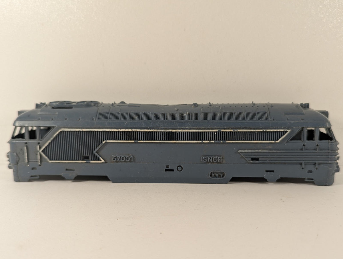 Jouef HO Scale SNCF Class BB 67001 Diesel Locomotive Body Shell SNCF Blue